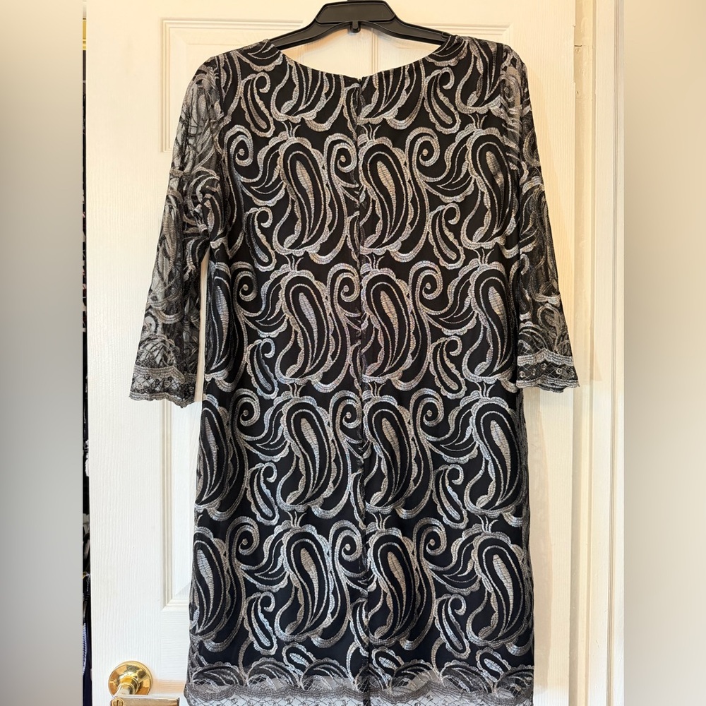 Alex Marie Cocktail Dress black silver size 16 - Picture 4 of 11